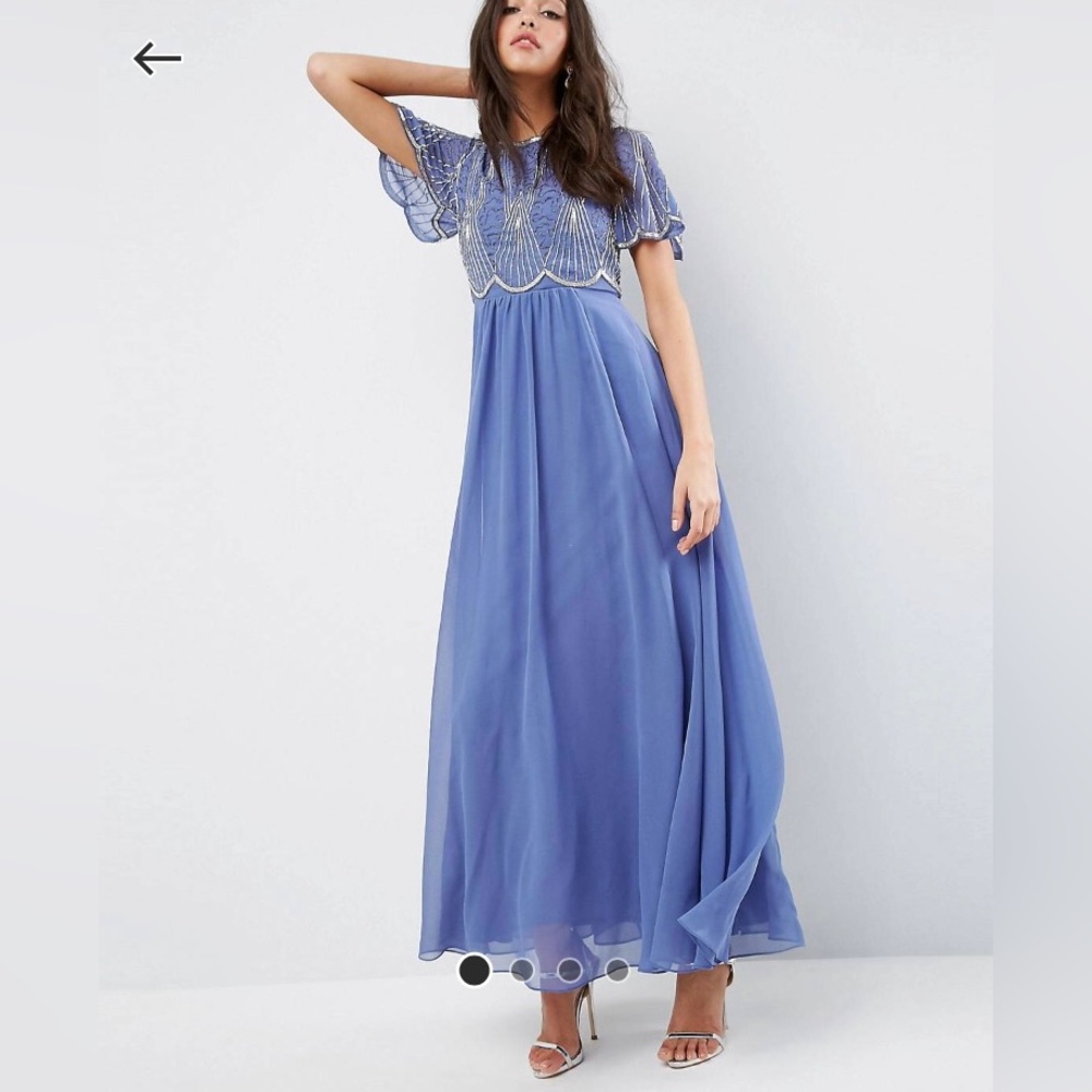 ASOS Gown / Color: blue / Size: 0
